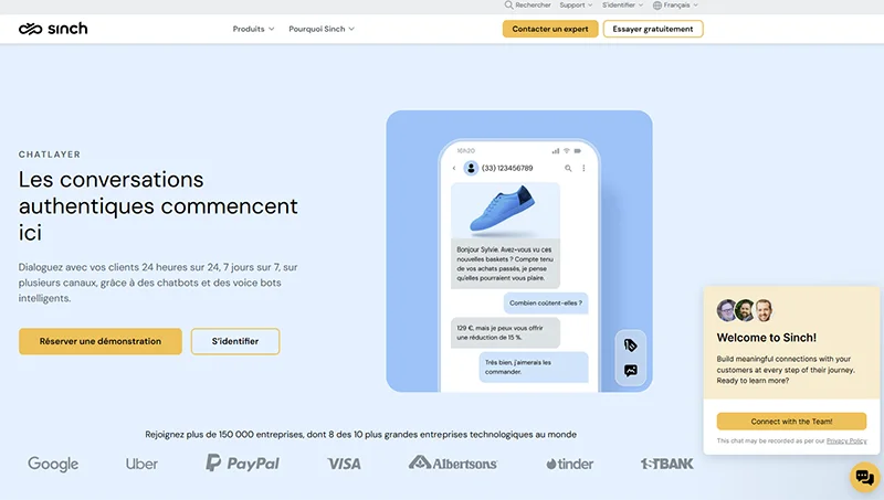 Chatbot IA - Sinch Chatlayer
