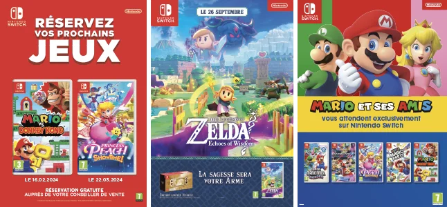créativité et apprentissage PLV Nintendo