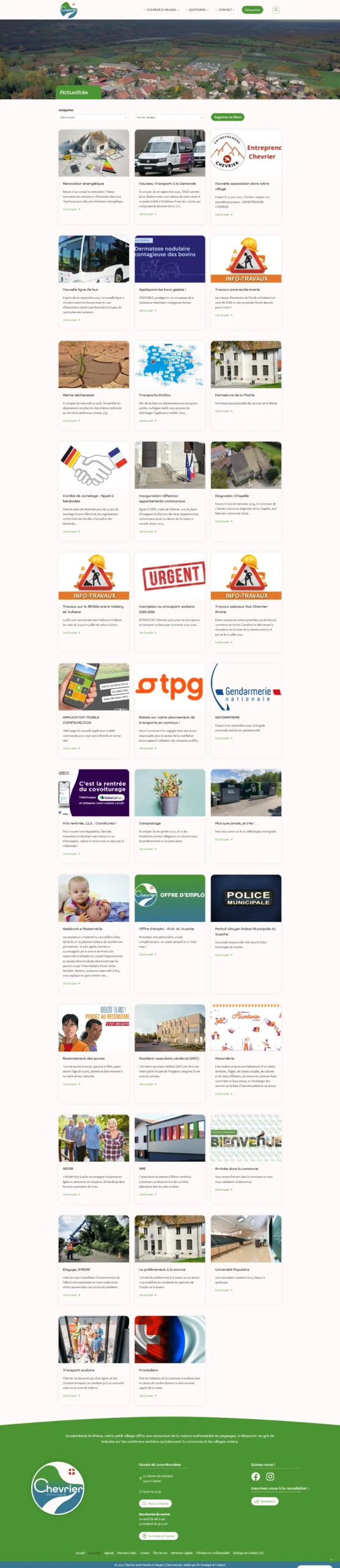 Chevrier - Actu