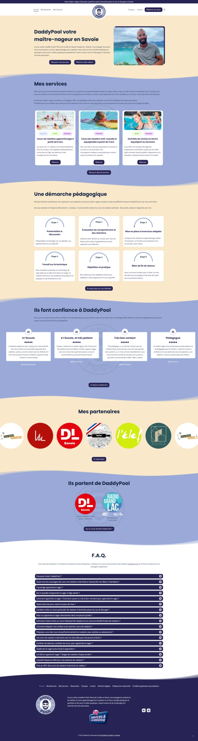 Daddypool Accueil