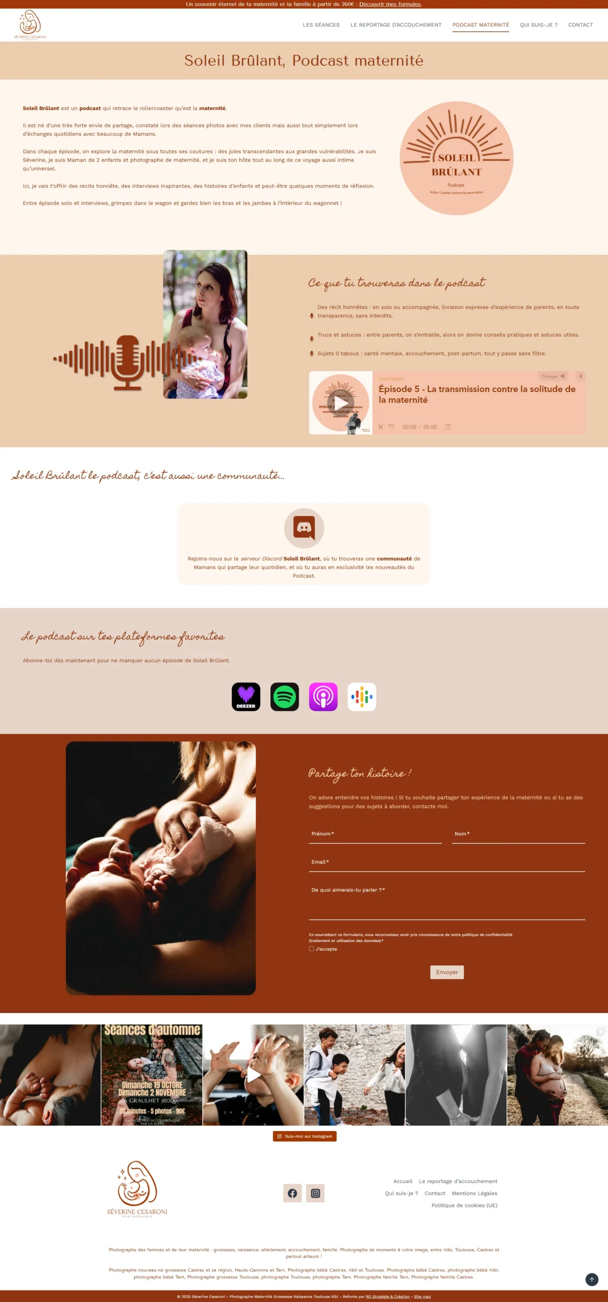 Séverine Cesaroni Photographe - Podcast