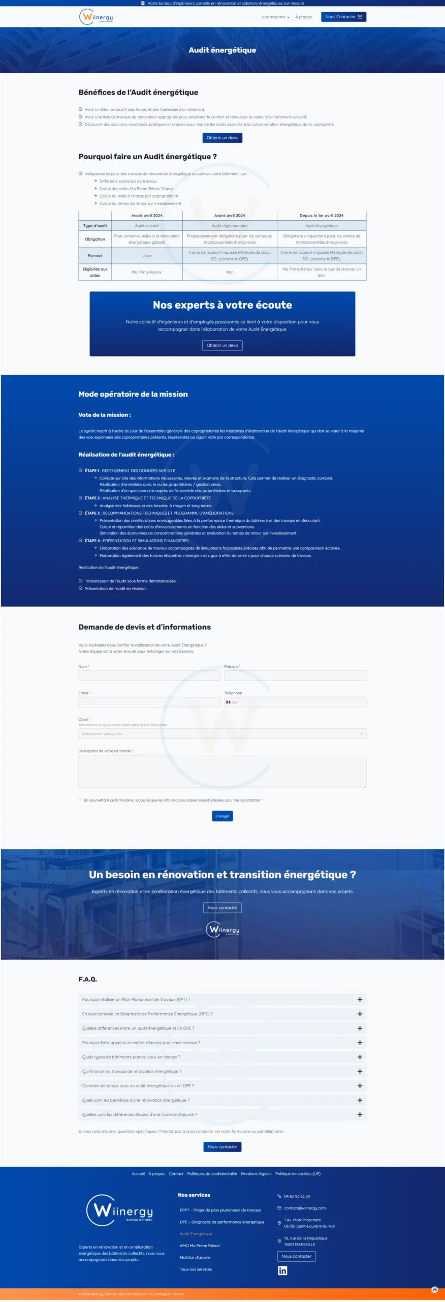 Wiinergy - Audit Energétique